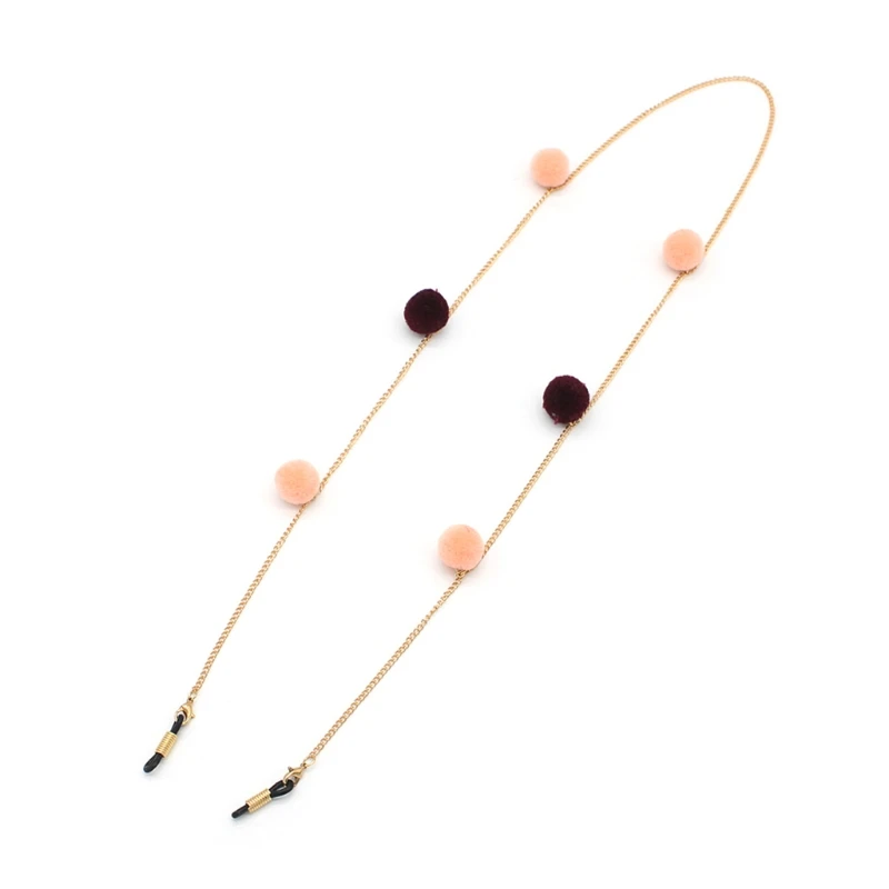2SS700755 Цепочка для очков для чтения Модный золотой держатель шейный ремешок металлический шнурок ожерелье - Цвет: 2SS700755