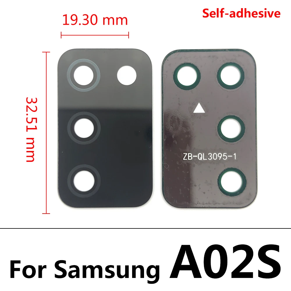 새로운 후면 카메라 렌즈 유리 렌즈 백 카메라 유리 교체 삼성 A01 A11 A21 A31 A41 A51 A71 A10S A20S A30S A50S A70S