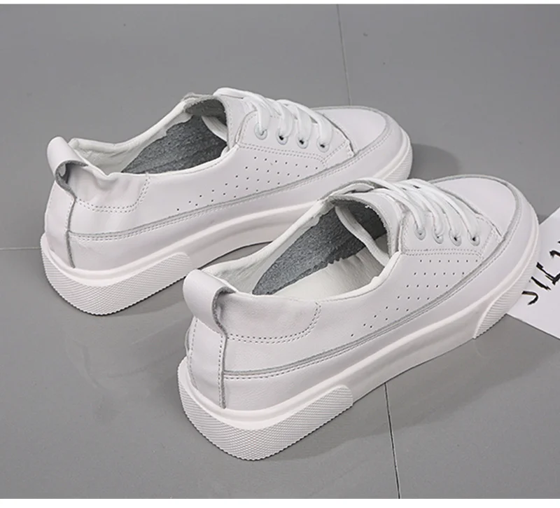 Женские кроссовки на плоской платформе со шнуровкой; повседневная ...