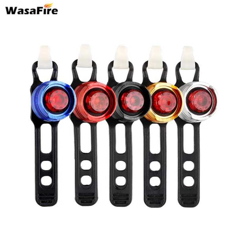Excellent New Bike Bicycle Cycling Front Rear Tail Helmet Red Flash Lights 3 Modes Safety Warning Lamp Waterproof Cycling Safety Light 2 Excellent New Bike Bicycle Cycling Front Rear Tail Helmet Red Flash Lights 3 Modes Safety Warning Lamp Waterproof Cycling Safety Light 2