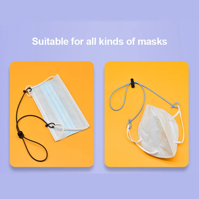 Silicone Face Mask Lanyard, Silicone Anti-drop Mask