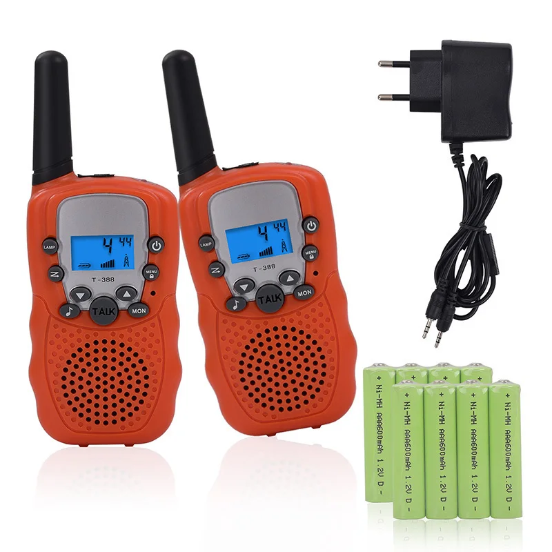 Orange EU plug Детский Игрушечный мобильный телефон электронные продукты электронное радио беспроводная рация игрушка для диалога 2pcsp20 - Цвет: Orange EU plug