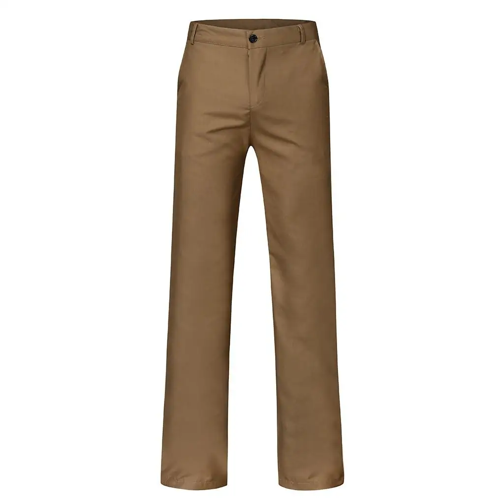 Мужские, весенне-осенние модные Бизнес молния Повседневное костюм с длинными брюками брюки мужские эластичные прямые Формальные Для мужчин классические брюки - Цвет: KH