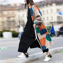 

2021 women's autumn and winter pop women's fashion leisure long warm coat