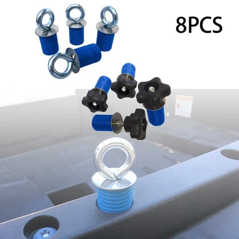 

for Polaris Lock&Ride Bundle: Set of 4 Knob Tie Down Anchors+Set of 4 Twist Lock Tie Down Anchors-RZR Sportsman ACE ATV