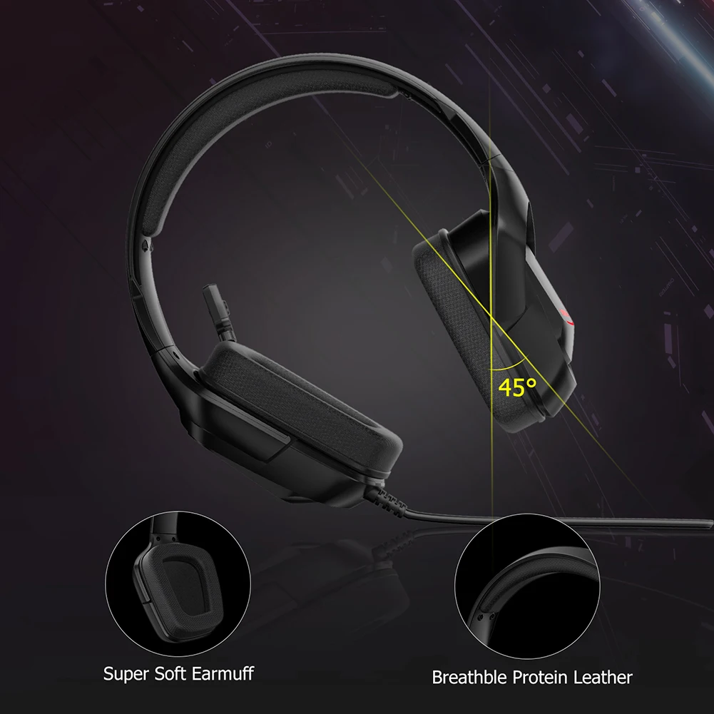 ONIKUMA K20 3.5mm Wired RGB LED Headset 