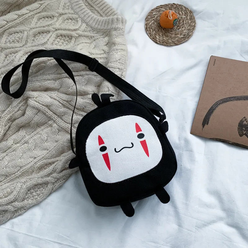 Cartoon No Face Man Plush Bag Hayao Miyazaki Spirited Away Messenger Bag for Kids Adults Halloween Party Cosplay Shoulder Bags pretty woman costume