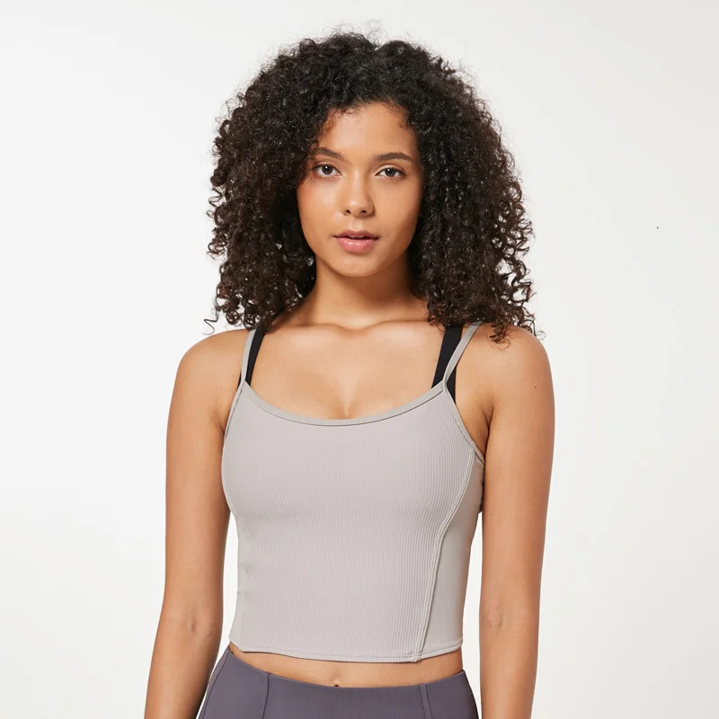  Nepoagym FOREST Women Crop Top Sports Shirts Ladies Workout Crop Top Gym Tank Top Women Sports Tops