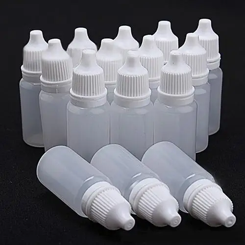 5 шт. 5/10/15/20/30/50/100ml Пустые Пластик сжимаемые бутылки капельницы глаз жидкий флакон