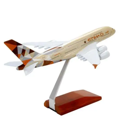 

1/200 Metal 260MM Etihad A380 Airliner Gift Air Bus Static Airplane Scale Model