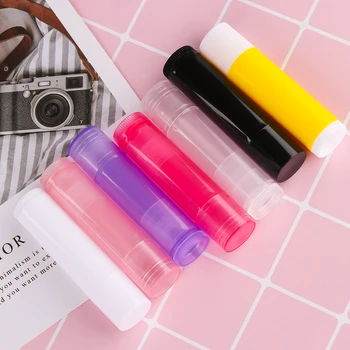 

10 pcs 5ml Lipstick Tube DIY Lip Balm Empty Tubes Lip Balm Cosmetic Containers Lip Balm Portable Travel Bottle Makeup Tools
