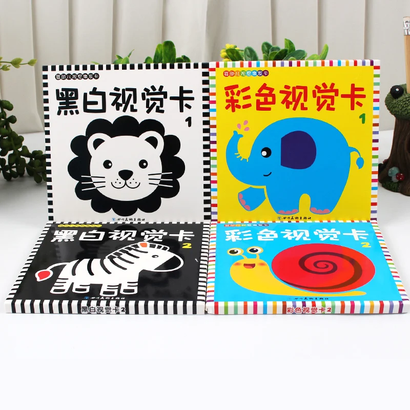 

Books For Sunshine Baby Black And White Baby Early Learning 0-6 Months Intellectual Early Learning Color Books Kitaplar Libros