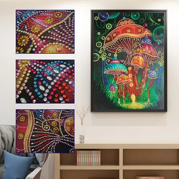 

Shaped round crystal diamond 5D DIY diamond painting embroidery cartoon lantern landscape rhinestone cross stitch decoration