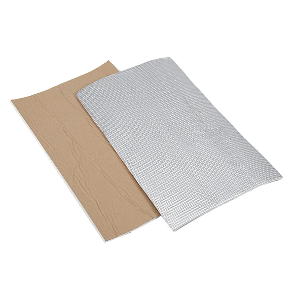 

Car Firewall Ceiling Door Aluminum Foil Automotive Firewall Sound Deadener Heat Insulation Deadening 50Cmx30Cm 19.7 Inch X 11.8