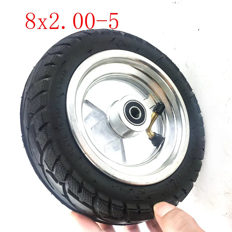 Lightning deliever 8-дюймовый электрический скутер 8x2. 00-5 вакуумная шина с ступицей 8*2,00-5 бескамерные колеса шины