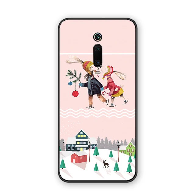 Redmi Note 7 S2 веселый медведь для рождественской елки чехлы для телефонов Xiaomi Redmi 6A 5A 4A 4 5 6 7 Pro 5Plus GO Санта Клаус мягкий чехол из ТПУ - Цвет: 6077