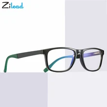 Zilead, модные, квадратные, анти-синий светильник, простые очки, оправа, оптические очки, очки, весенние ноги, оправы для очков для женщин и мужчин