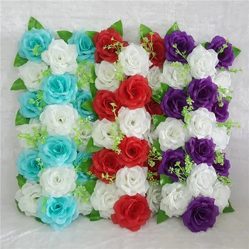 

Artificial Rose Row Wedding Flower Row Arch Flower Four Corners Chamber Floral Arrangements Wedding Road Lead Pergola Happiness