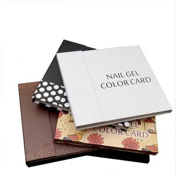 

1PC 120 Colors Nail Art Display Color Book UV Nail Gel Polish Chart Salon Acrylic Gel Tips Color Card Painting Art Tool Nail