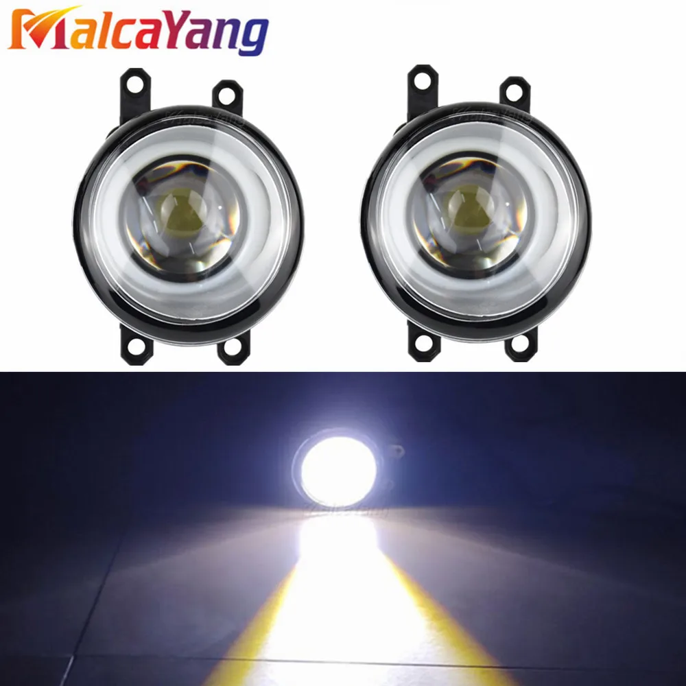 Светодиодные противотуманные фары с ангельским глазом для TOYOTA AVENSIS AURIS RAV 4 III CAMRY