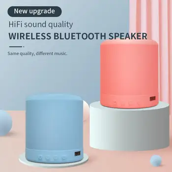 

Portable Speaker Wireless Bluetooth Stereo Speakers Mini Column Bass Music Player 5W Speaker Box Bas