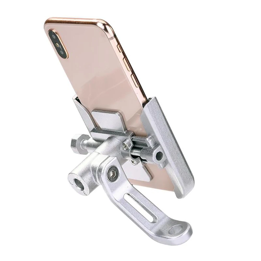 Motorcycle Bike Phone Stand Holder 360 Rotatable Handlebar Aluminum Alloy Phone Holder Rearview Mirror Mobile Cell Phone Bracke phone holder for car