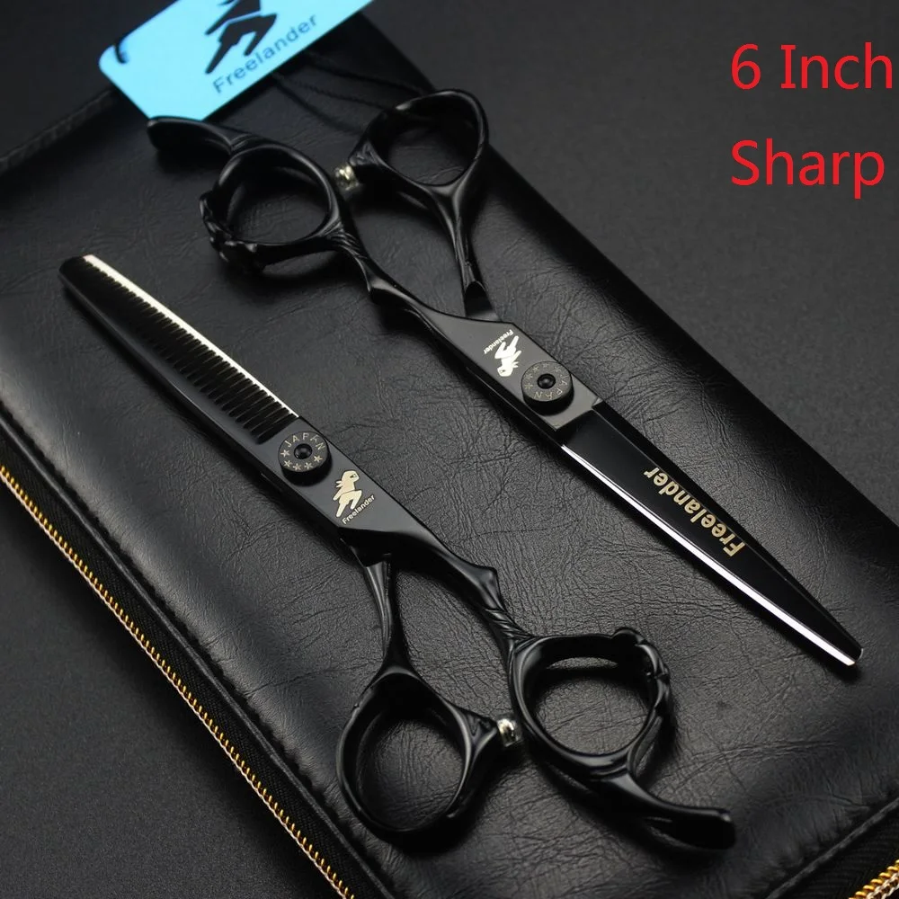 

Freelander Salon Hair Scissors Set 6 inch Professional Styling Cutting Thinning Scissors Hairdressing Scissors Barber Shears