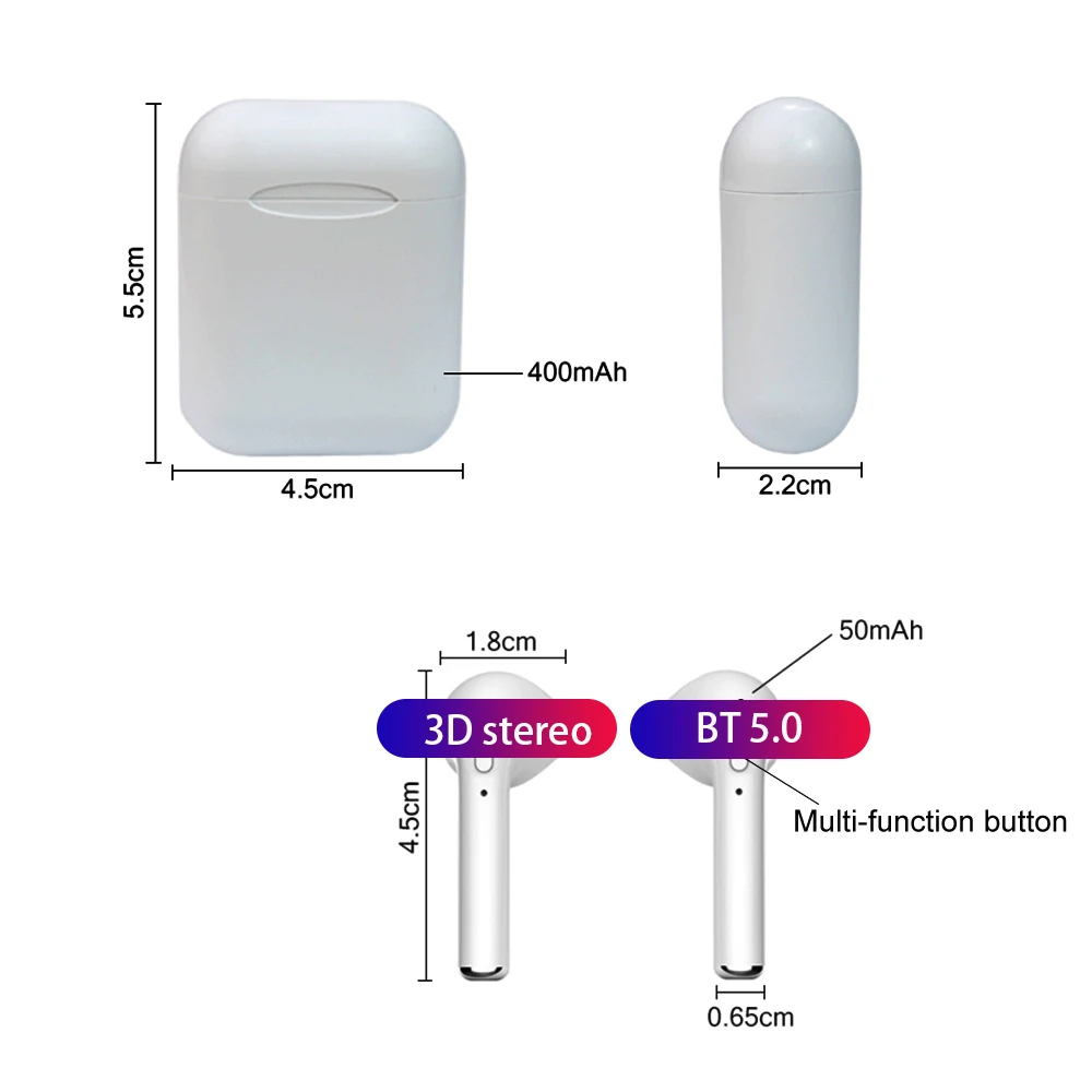 I12 tws наушники ключ Bluetooth 5,0 беспроводные наушники Hands free бизнес наушники Bluetooth Музыкальные наушники