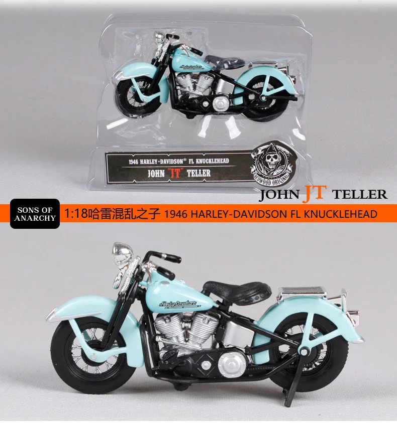 Maisto 1:18 Harley Davidson SONS OF anarchia мотоцикл металлическая модель игрушки для детей подарок на день рождения Коллекция игрушек