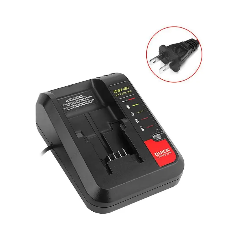 Зарядное устройство для Black Decker Для Porter-кабель для аккумуляторов Стэнли 10,8-20 в C90F