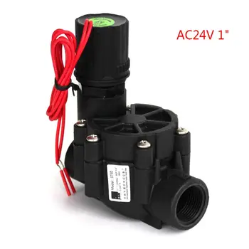 

3/4\" 1\" Normally Closed Solenoid Valve 220V/24V Nylon Water Valve for Garden G8TB