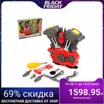 

Constructor "Internal combustion engine", light and sound effects, 31 parts