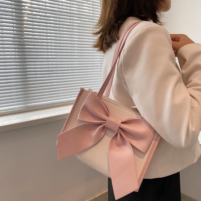 Large-capacity bow-knot large bag woman bag 2021 new fashion trend shoulder bag  tote bag handbag purses fashion tote bag Bolsa - AliExpress