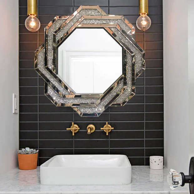 90cm Round bathroom mirror decorative mirror wall hanging vanity mirror fireplace entrance dining room side mirror space warrior bath mat doorfor entrance door doorfor the door bathroom floors bath room acessories mat