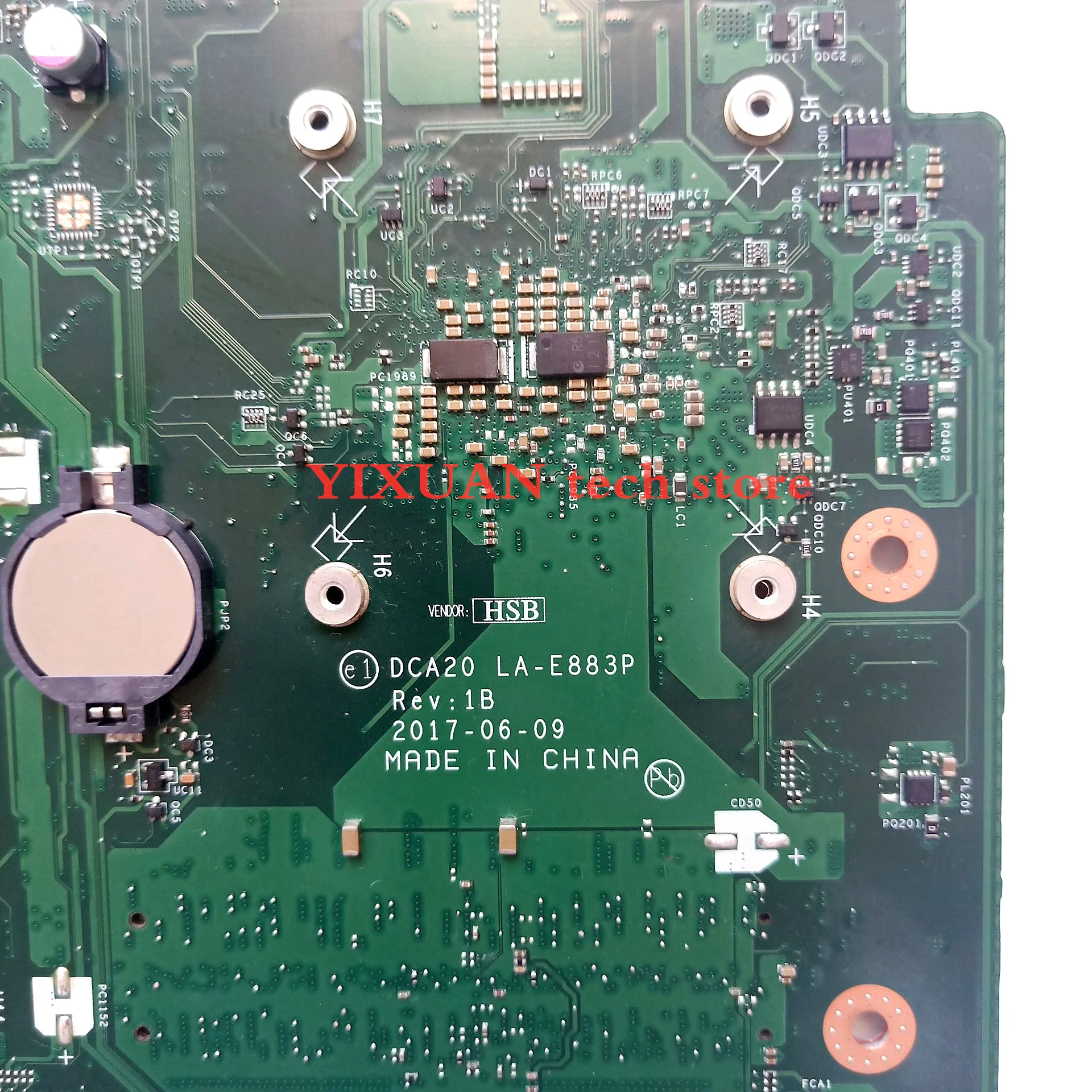 ESHAKHARE для lenovo AIO 520-24AST материнская плата A12 A10 A9 A6 UMA LA-E883P материнская плата с процессором A12 DDR4 тестовая работа