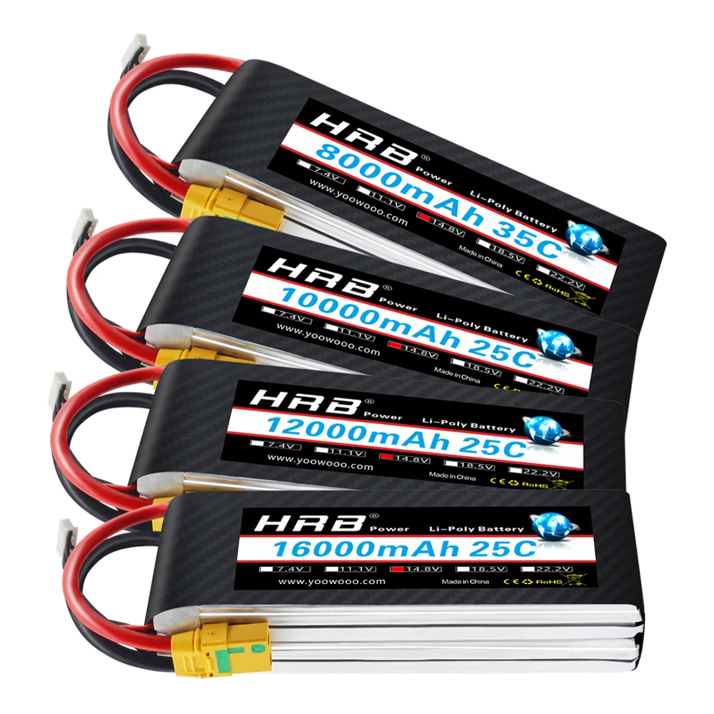 Batterie Drone 14.8V Lipo 2200mAh 30C - Haute Performance