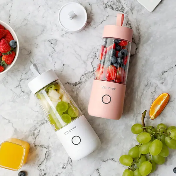 

Vitamer 65W 350ml USB Automatic Fruit Juicer Bottle DIY Electric Juicing Extractor Cup Machine
