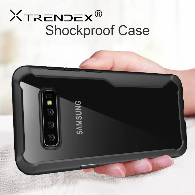Ударопрочный армированный чехол TRENDEX для Samsung Galaxy S21 S20 S10 Plus Note 20 10 8 9 гибридный