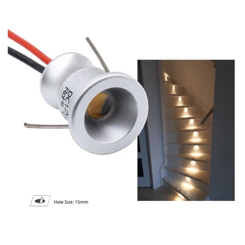 

Waterproof IP65 1W DC12V Mini LED Spot light Indoor Outdoor use withstand environment max temperature 80℃ Sauna Lamp