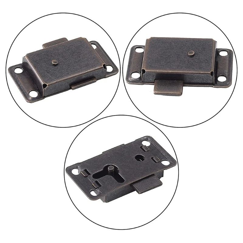 Drawer Lock Antique Hasp Vintage Iron Drawer Locks with Key Decorative Furniture Hardware for Wooden Jewelry Box Cabinet drawer lock