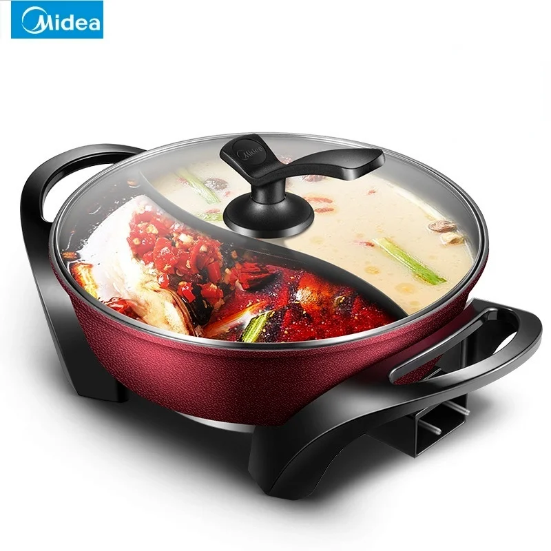 Электрический горячий горшок Midea Yuanyang домашний корейский Многофункциональный
