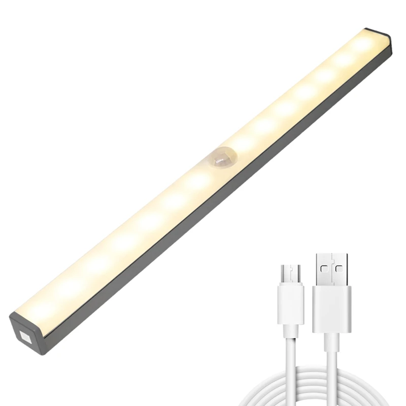 

Pir Motion Sensor Light, 20 Adjust Led Magnetic Security Closet Night Lights for Closets Hallway Stairway(Warm)
