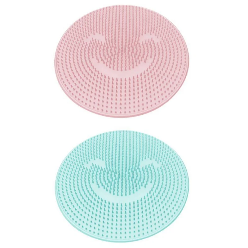 Bath Shower Massager Pad Silicone Back Brush Suction Cup Slippers Bath Foot Brush Dead Skin Remover Wash Non-Slip Pad