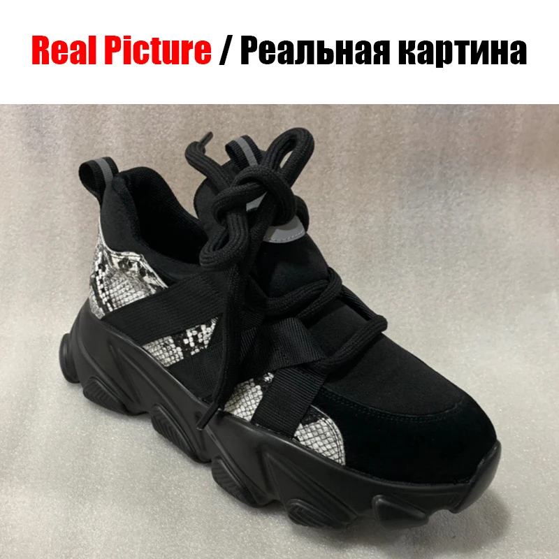 DORATASIA/Новинка INS,, женские кроссовки из натуральной кожи и замши,, модная женская обувь для папы, женские кроссовки на плоской платформе