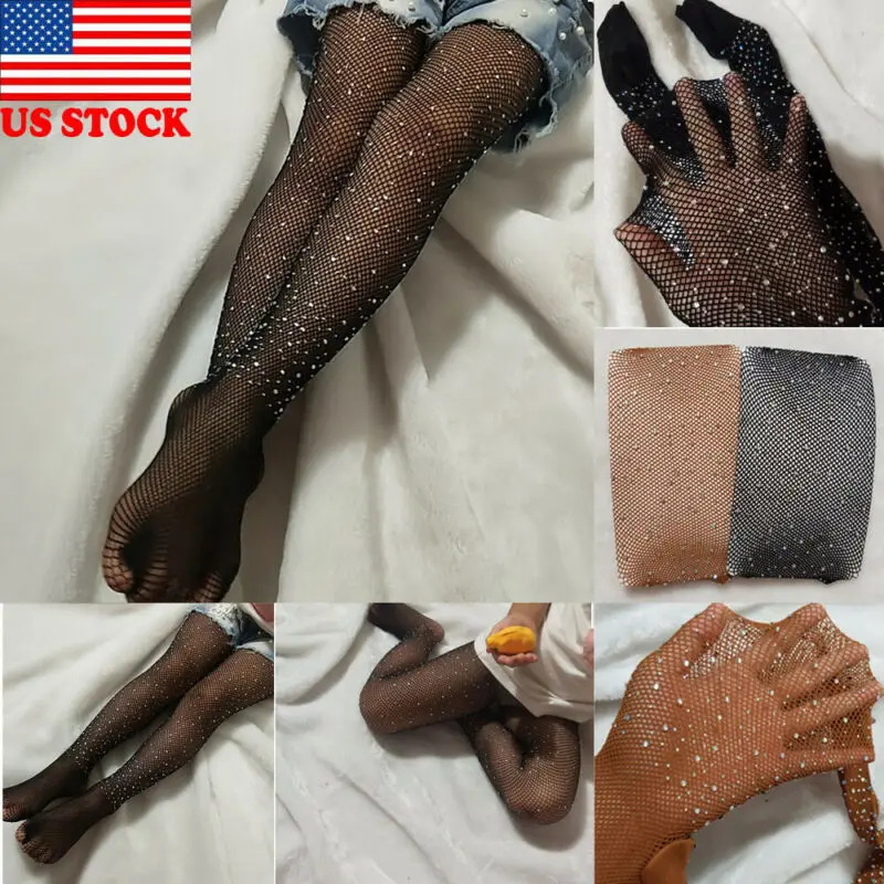 

Fashion Girls Rhinestone Mesh Fishnet Net Pattern Pantyhose Tights Stockings for Children kids baby girl Summer New Hot Sale