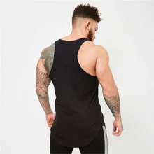 Стиль, Спортивная майка для бега Brother VQ, мужская майка для фитнеса без рукавов, однотонная Базовая рубашка