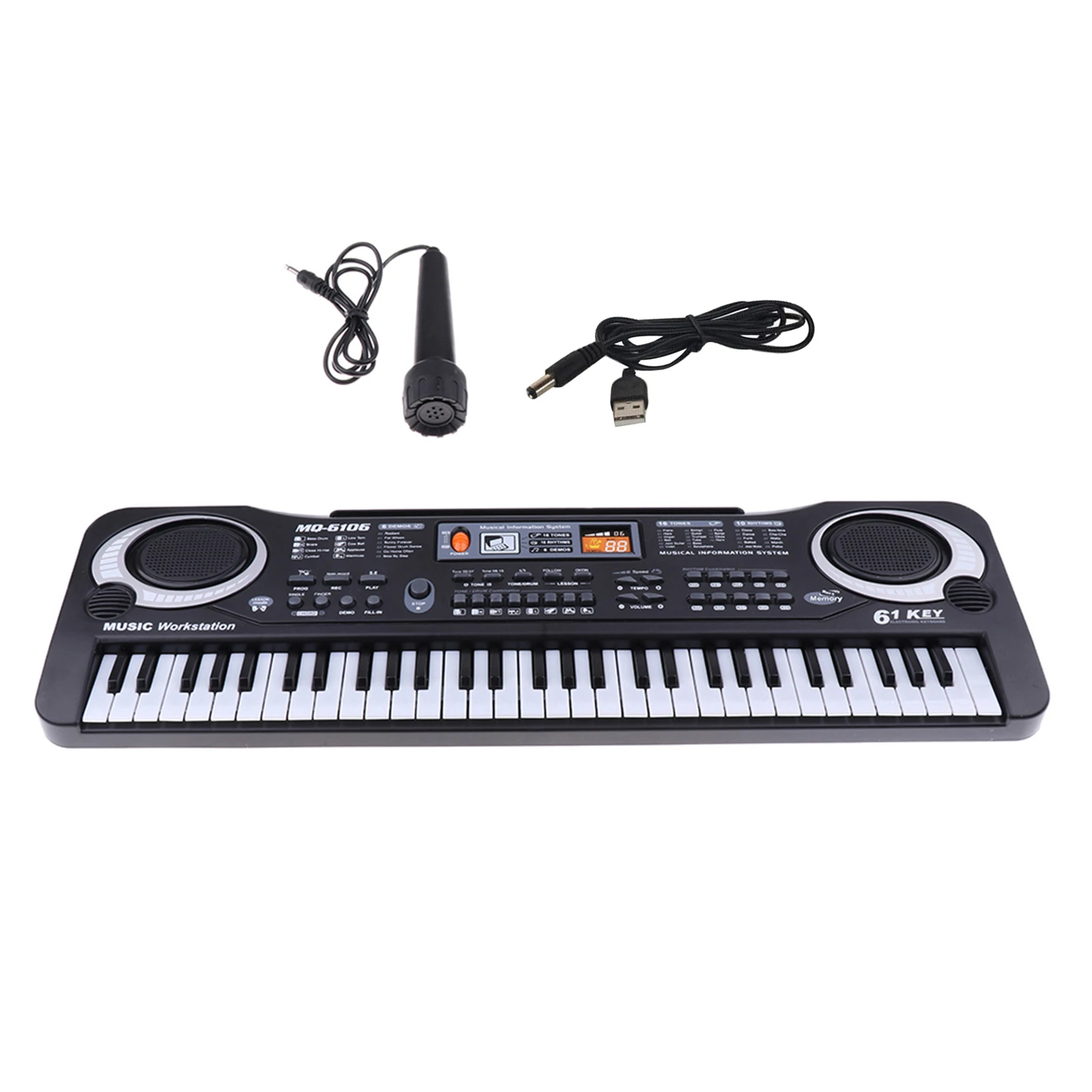 61 Keys Digital Music Keyboard Electric Piano Kid Gift School Teaching Music Kit