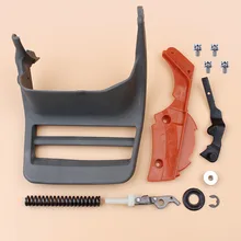 

Front Handle Guard Brake Cover Lever Knee Joint Sleeve Kit Fit Husqvarna 362 365 371 372 372XP Chainsaw Parts