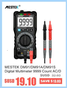 PEAKMETER мультиметр тестер PM18C с истинным RMS AC/DC напряжение Цифровой мультиметр Высокая точность Mulitifuction процесс калибратор