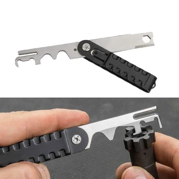 

Tactical Rifle Tail BCG Scraper AR15 M4 Bolt Cleaning Kit Carbon Removal Tool for Hunting .223 5.56 AR15 M4 Gun Accessory